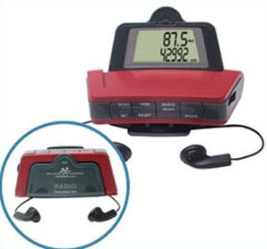 Sportline FM Radio Pedometer